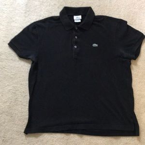Lacoste black polo men’s
